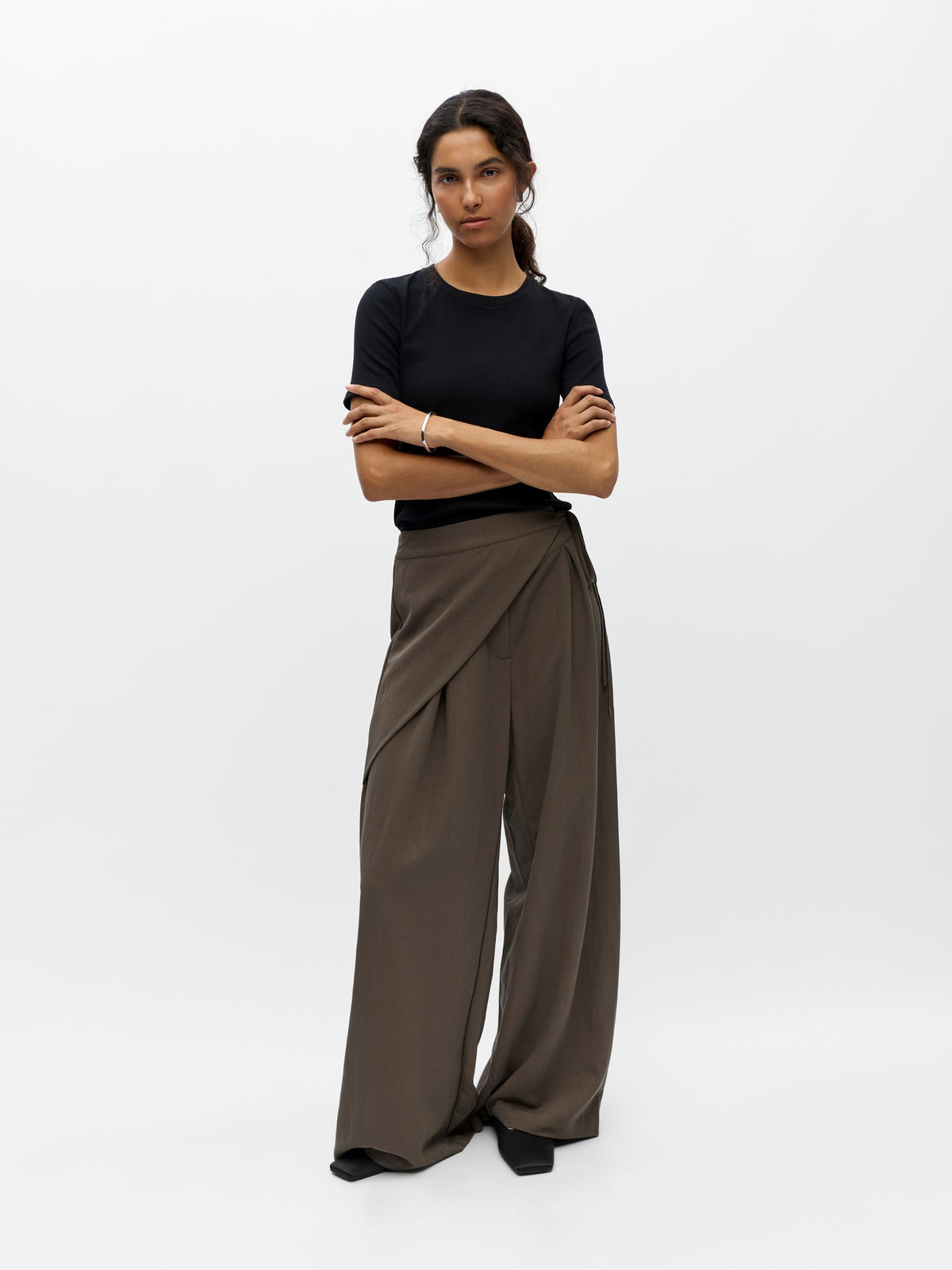 Object-OBJSAGA MW WRAP PANTS