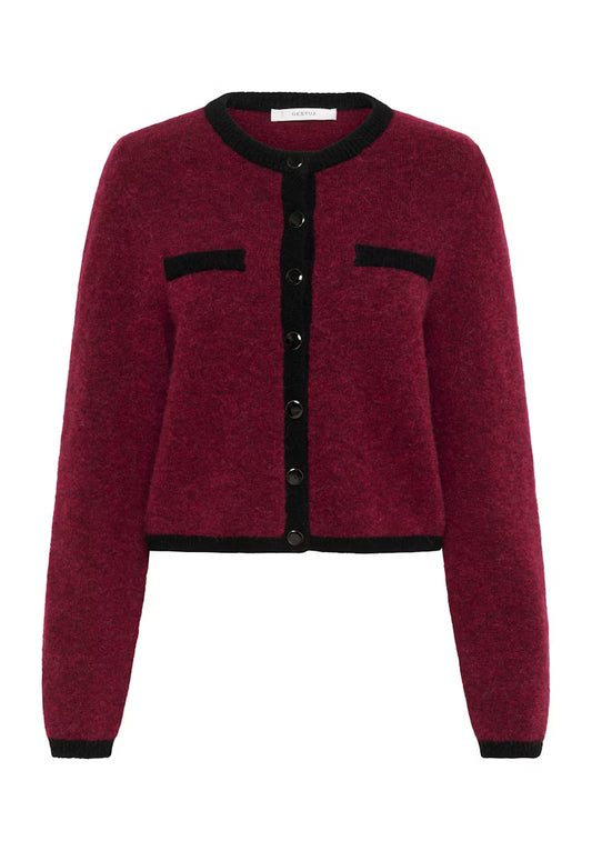 GZALPHA LS CONTRAST CARDIGAN