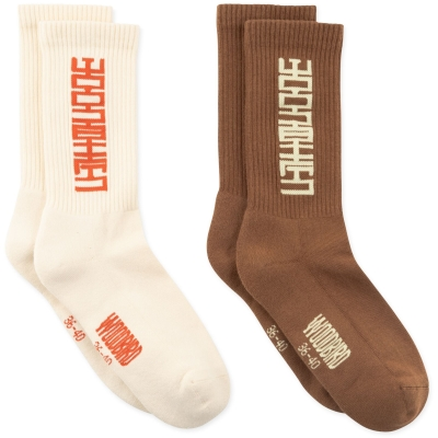 WOODBIRD FEMALE-WBTENNIS SIGN SOCKS 2 PACK