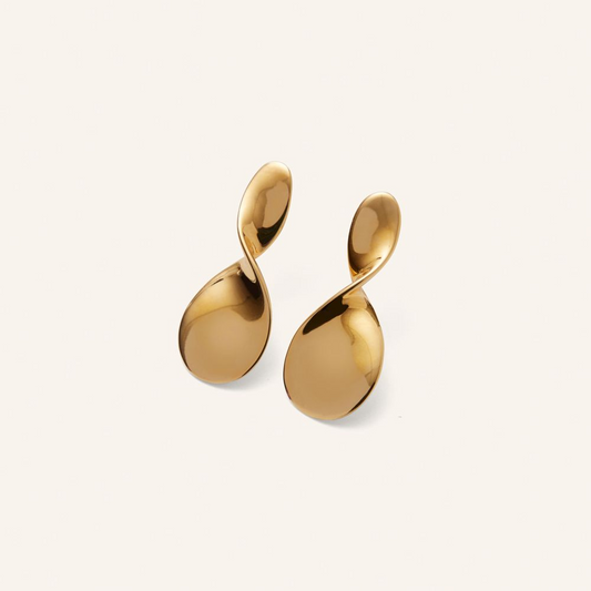 PERNILLE CORYDON-SMALL LA PAUSA EARRINGS 30MM G