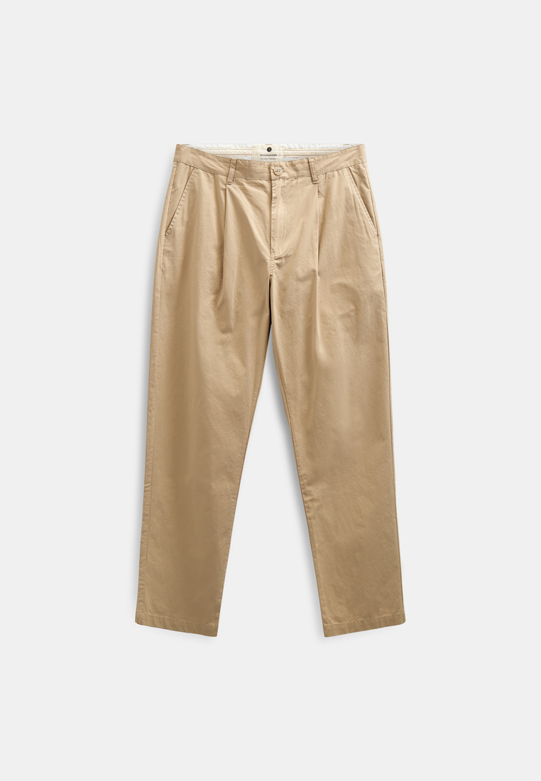 ANERKJENDT-AKJAN COTTON POPLIN PANTS