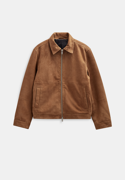 ANERKJENDT-CARL SUEDE JACKET 902522