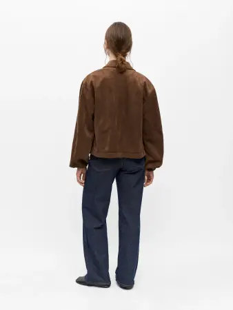 Object-OBJDENNA L/S SHORT JACKET