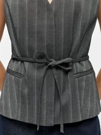 Object-OBJLISA RE TIE WAISTCOAT