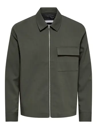 Only and sons-ONSWILL 0292 ZIP OVERSHIRT