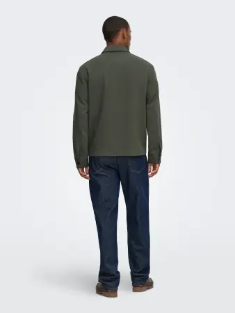 Only and sons-ONSWILL 0292 ZIP OVERSHIRT