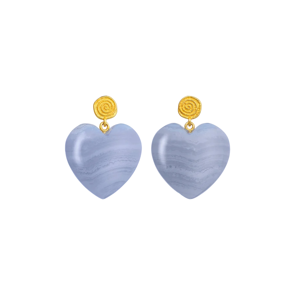Maanesten-PENNY BLUE LACE EARRINGS 10130