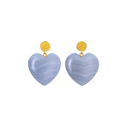 Maanesten-PENNY BLUE LACE EARRINGS 10130