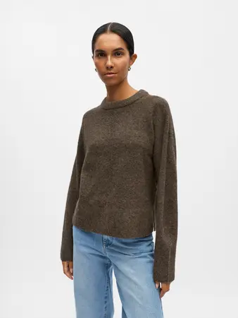 Object-OBJJUNO L/S LO O-NECK