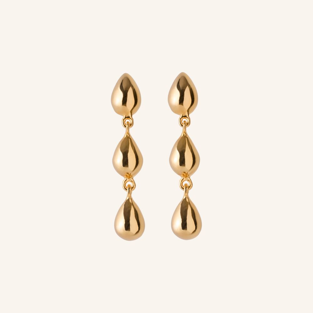 PERNILLE CORYDON-RAIN EARRINGS G
