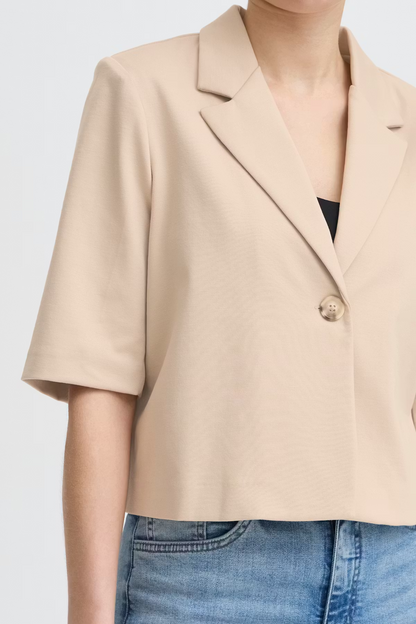 Ichi-IHKATE SUS CROPPED BLAZER