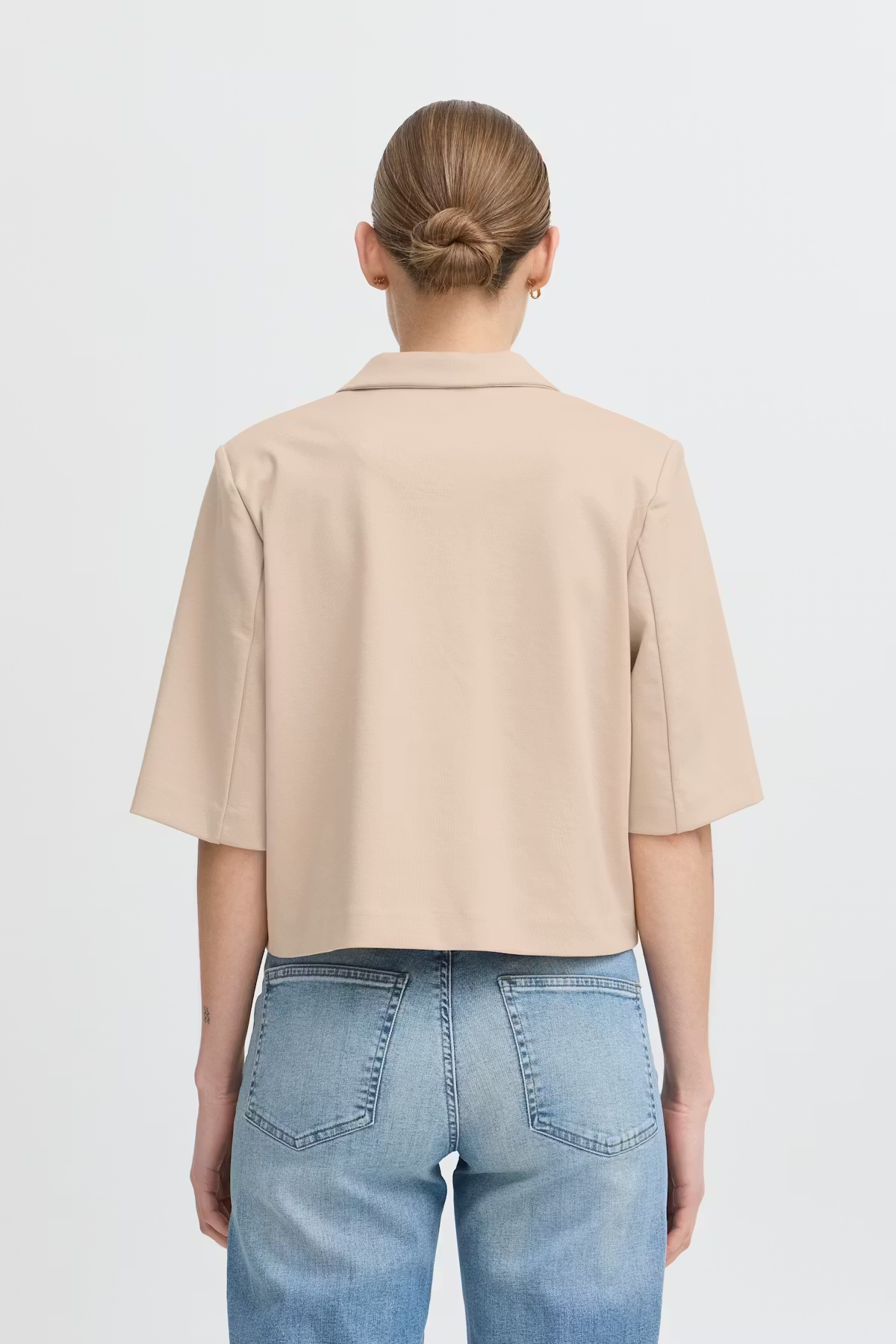 Ichi-IHKATE SUS CROPPED BLAZER