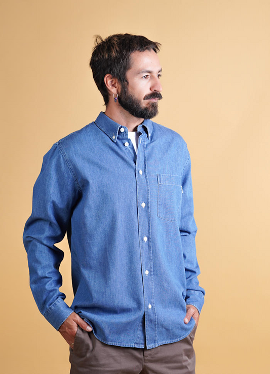 ELSK-CHAMBRAY MEN´S BD SHIRT 22018