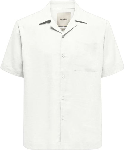 Only and sons-ONSLAURENCE RLX RESOR SS LINEN