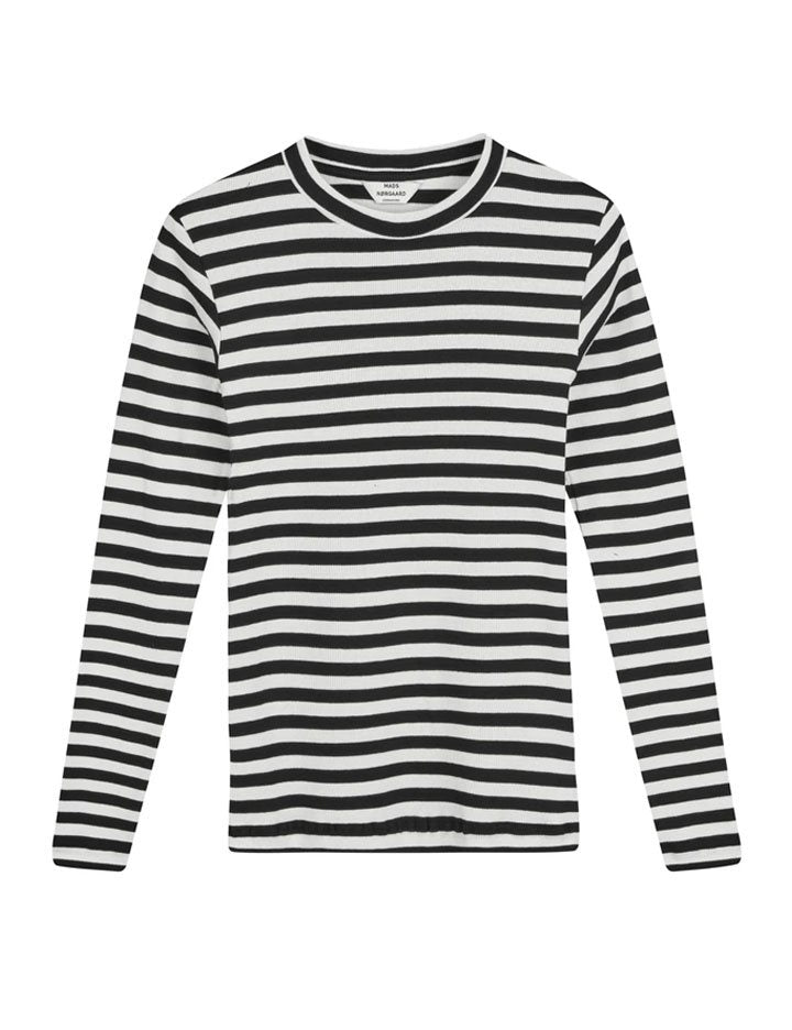 2*2 COTTON STRIPE TUBA TEE LS