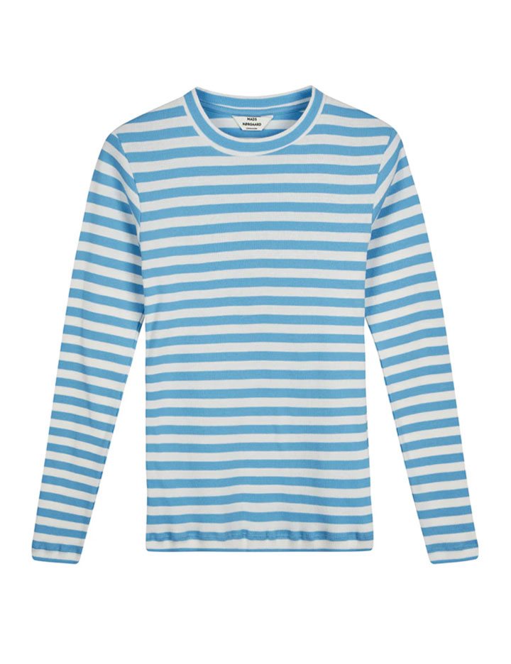 2*2 COTTON STRIPE TUBA TEE LS