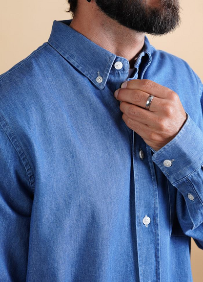 ELSK-CHAMBRAY MEN´S BD SHIRT 22018