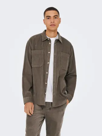 Only and sons-ONSALP WASHD CORD SHIRT