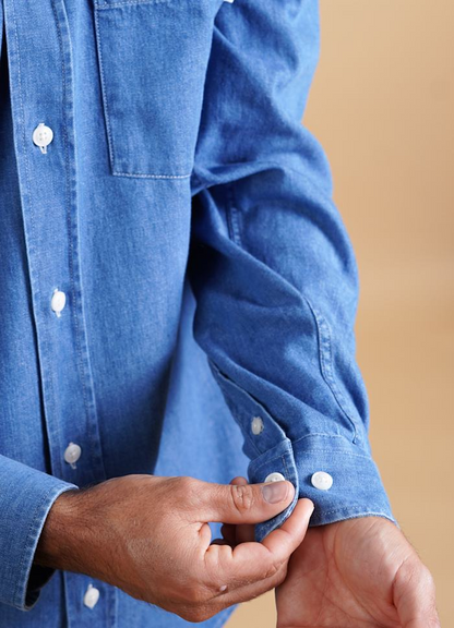 ELSK-CHAMBRAY MEN´S BD SHIRT 22018