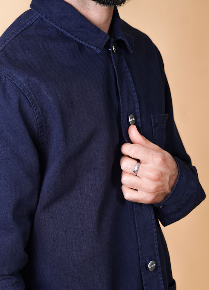 ELSK-HERRINGBONE OVERSHIRT 22022