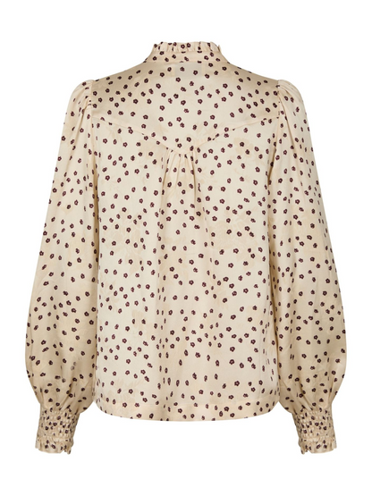Neo_Noir-ASTRIDA FLOWER JACQUARD BLOUSE