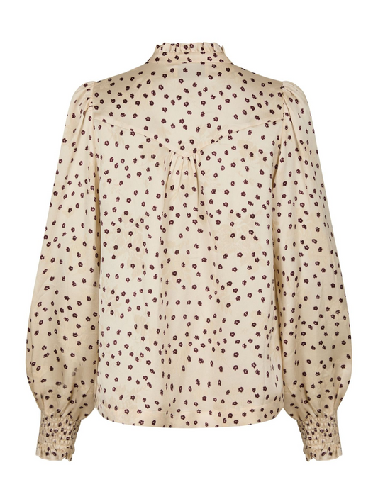 Neo_Noir-ASTRIDA FLOWER JACQUARD BLOUSE